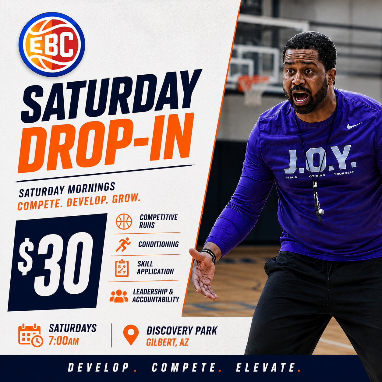 EBC Summer Training Academy – Saturday Drop-In