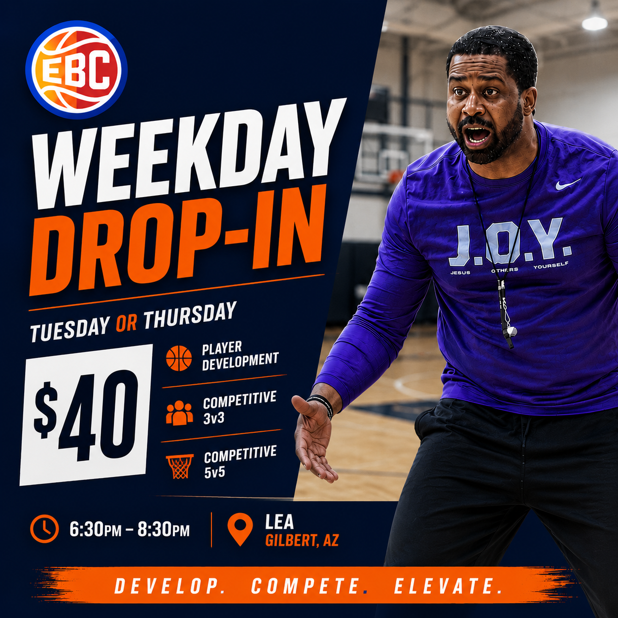 EBC Summer Training Academy – Weekday Drop-In