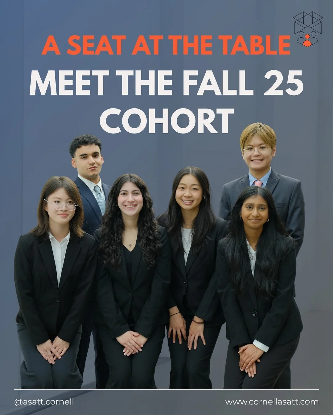 MEET OUR FALL 25 COHORT!! 

We are so excited to have these wonderful new members as a party of our org! Congrats to our new cohort!!