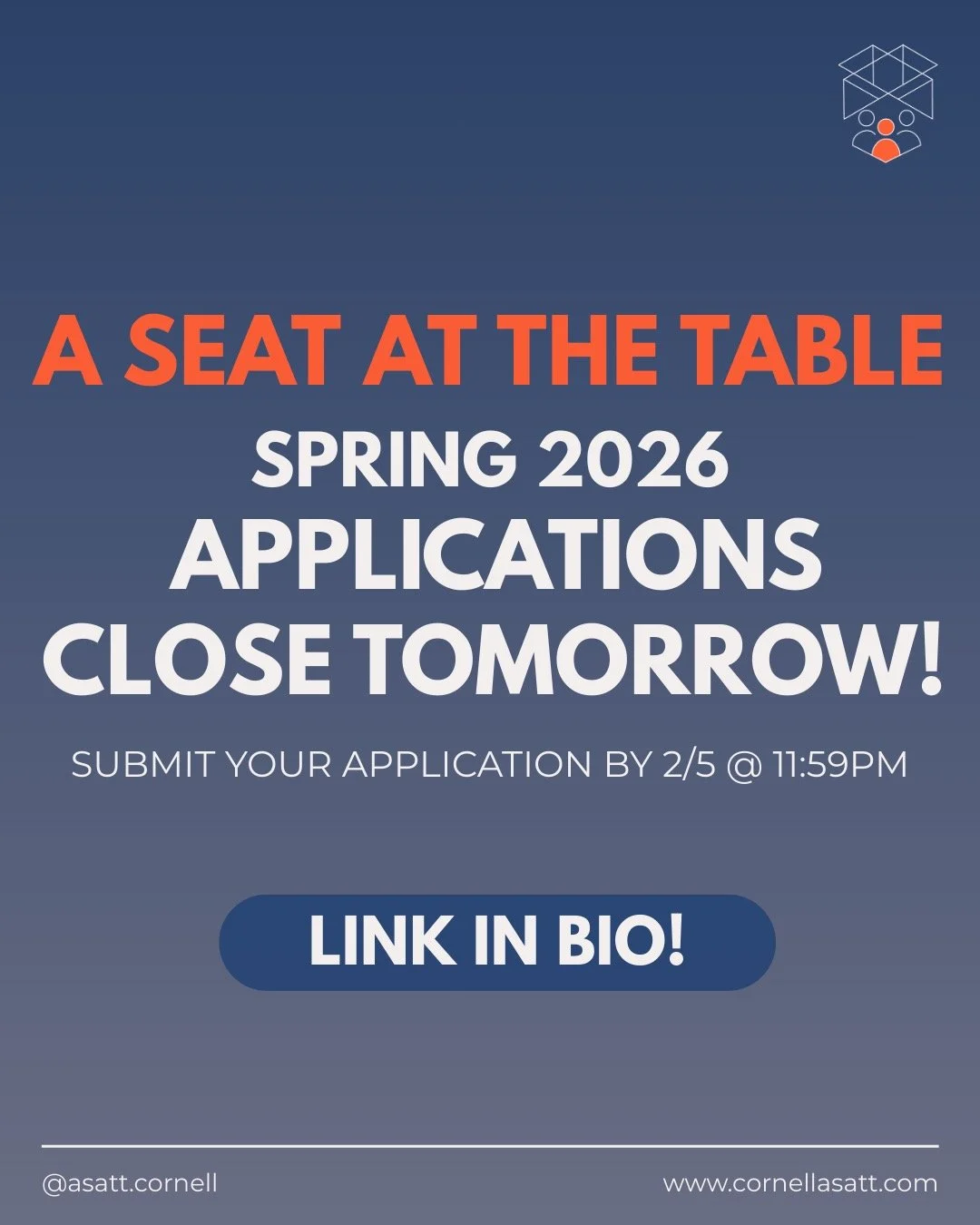 OUR SPRING 26 APPLICATIONS CLOSE
TOMORROW!!! Make sure to submit your application by tomorrow, 2/5 @ 11:59 PM! Application form can be found on our LinkTree in our bio. Can't wait to read your applications!