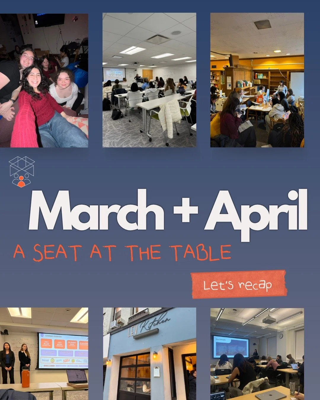 We've been busy 👀 Alumni panels, consulting team presentations, new member graduation, Prisoner's Express, and everything in between. Swipe through our March + April recap