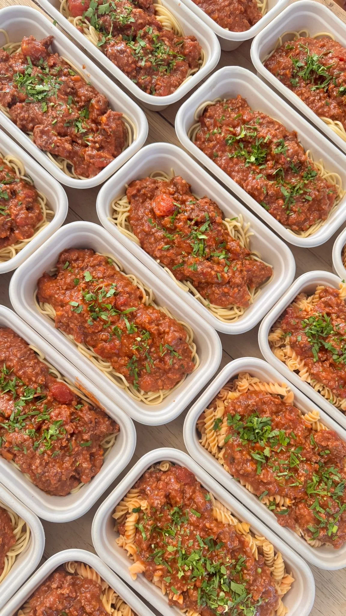 Grass Fed Lean Beef Bolognese with Pasta