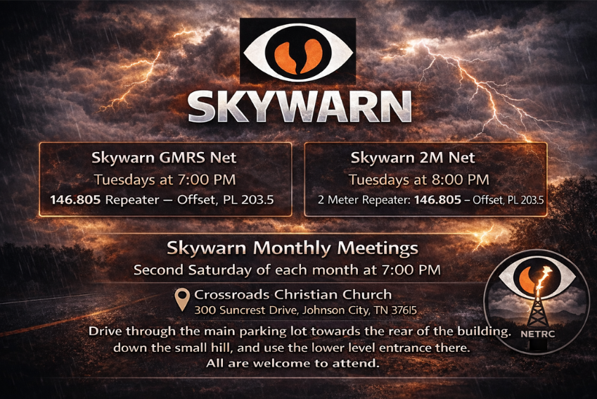 SKYWARN Weekly GMRS &amp; 2 Meter
