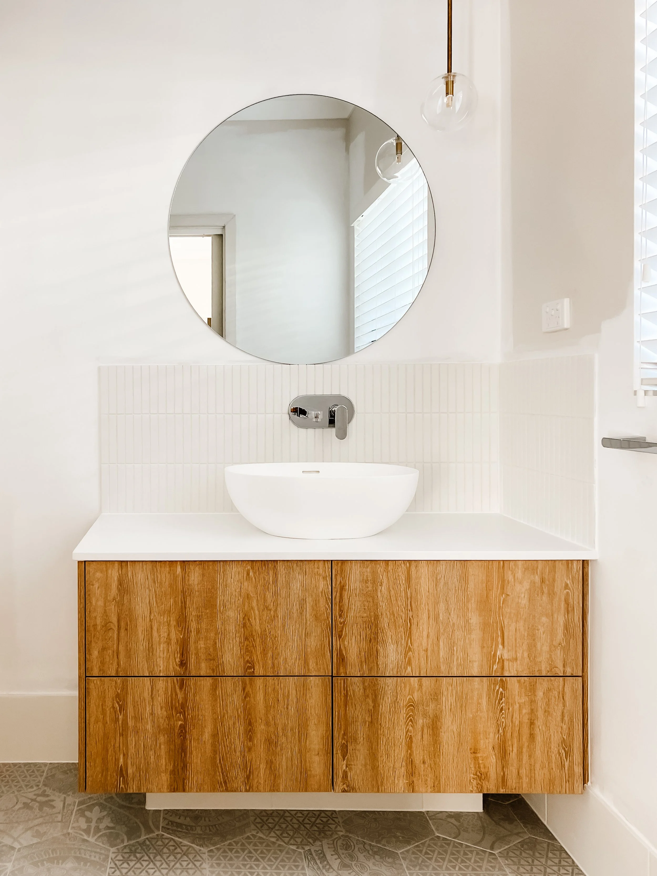 Bathroom renovation designed and built by local trades and busselton builders naturaliste building co