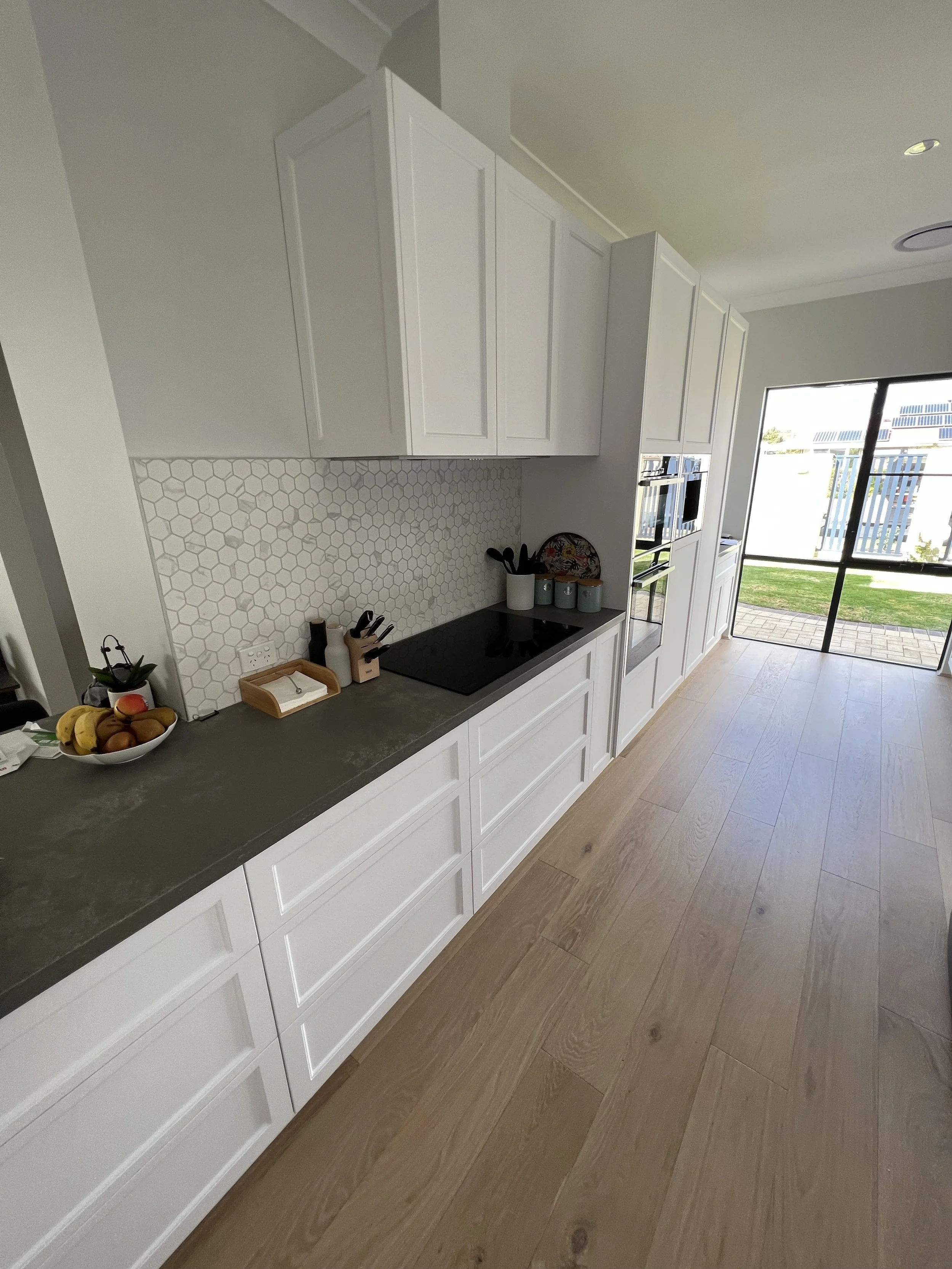 Modern kitchen in custom home build by naturaliste building co, builders near busselton