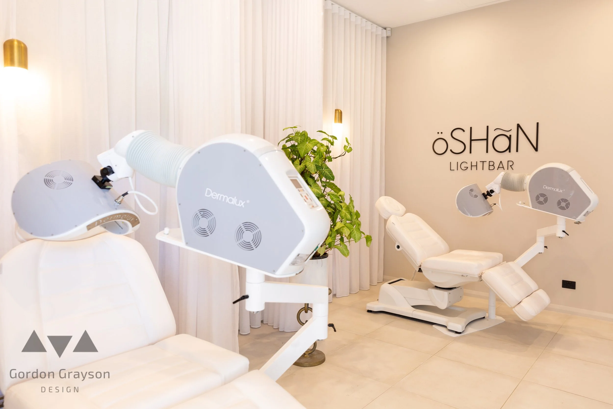 Medical or cosmetic treatment room with custom shop build and fit out by local high end experienced commercial builder near busselton western australia