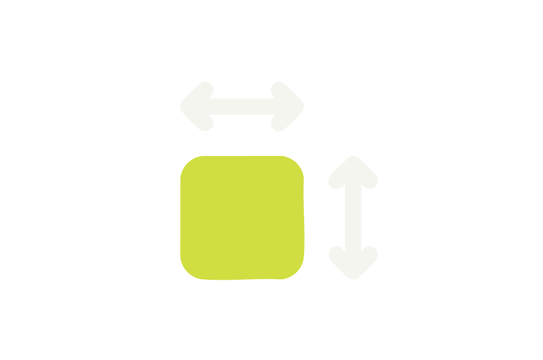 Diagram explaining 2D transformation options: rotate, scale, and translate, with a green square.