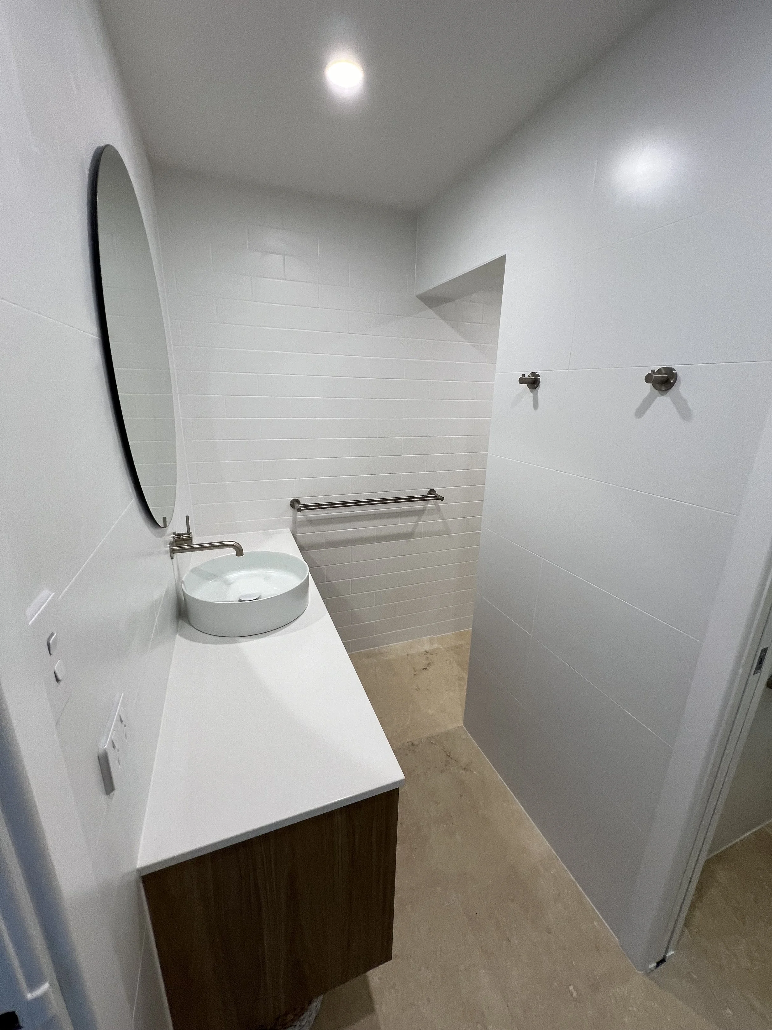 bathroom extension by custom builder near busselton.