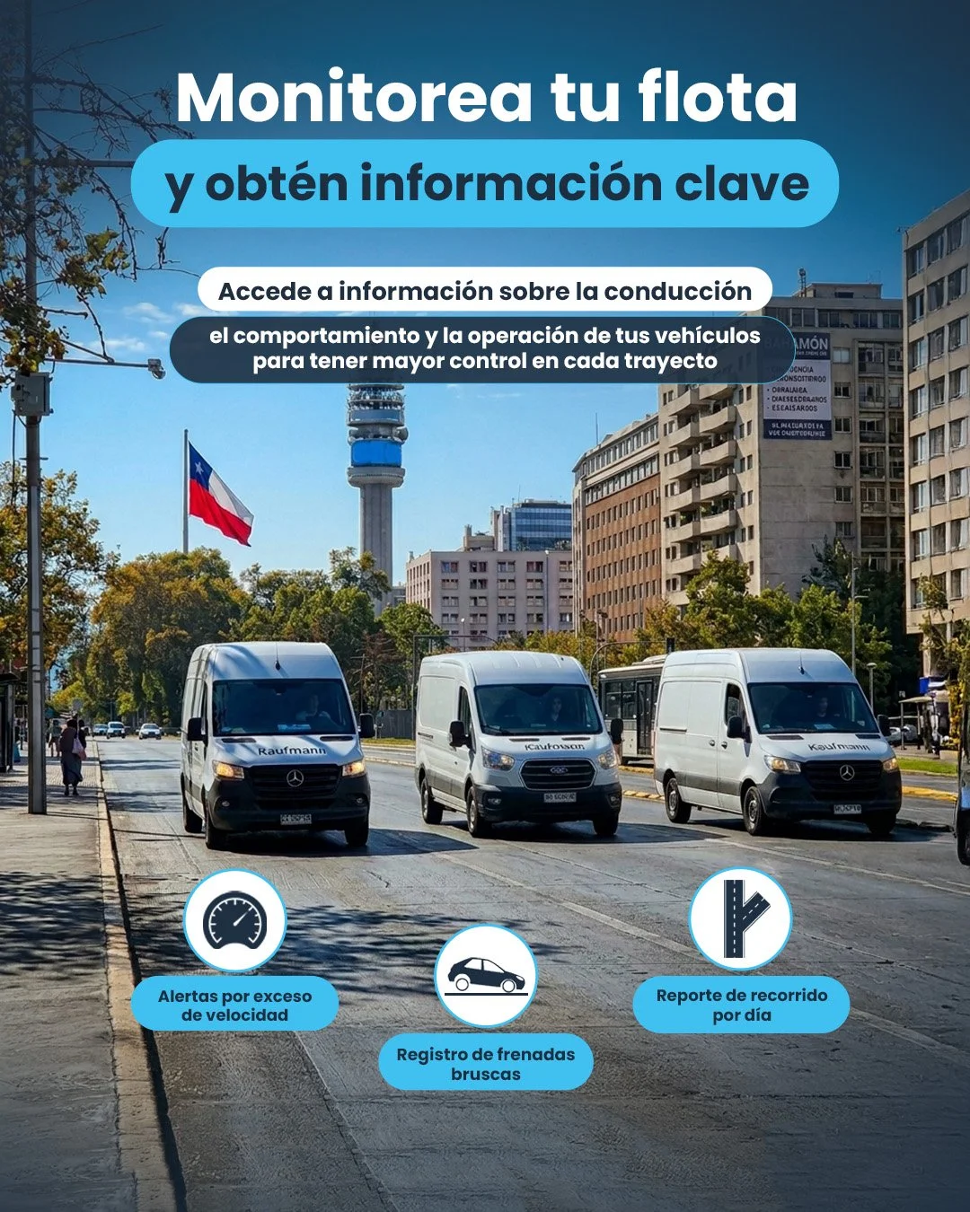 ⚠️ Una flota sin monitoreo es una operaci&oacute;n con riesgos. Con Tracklink, accede a informaci&oacute;n clave sobre conducci&oacute;n, 📍 recorridos y 🚛comportamiento de tus veh&iacute;culos.

📞 Ll&aacute;manos al 569342292934 y protege mejor tu