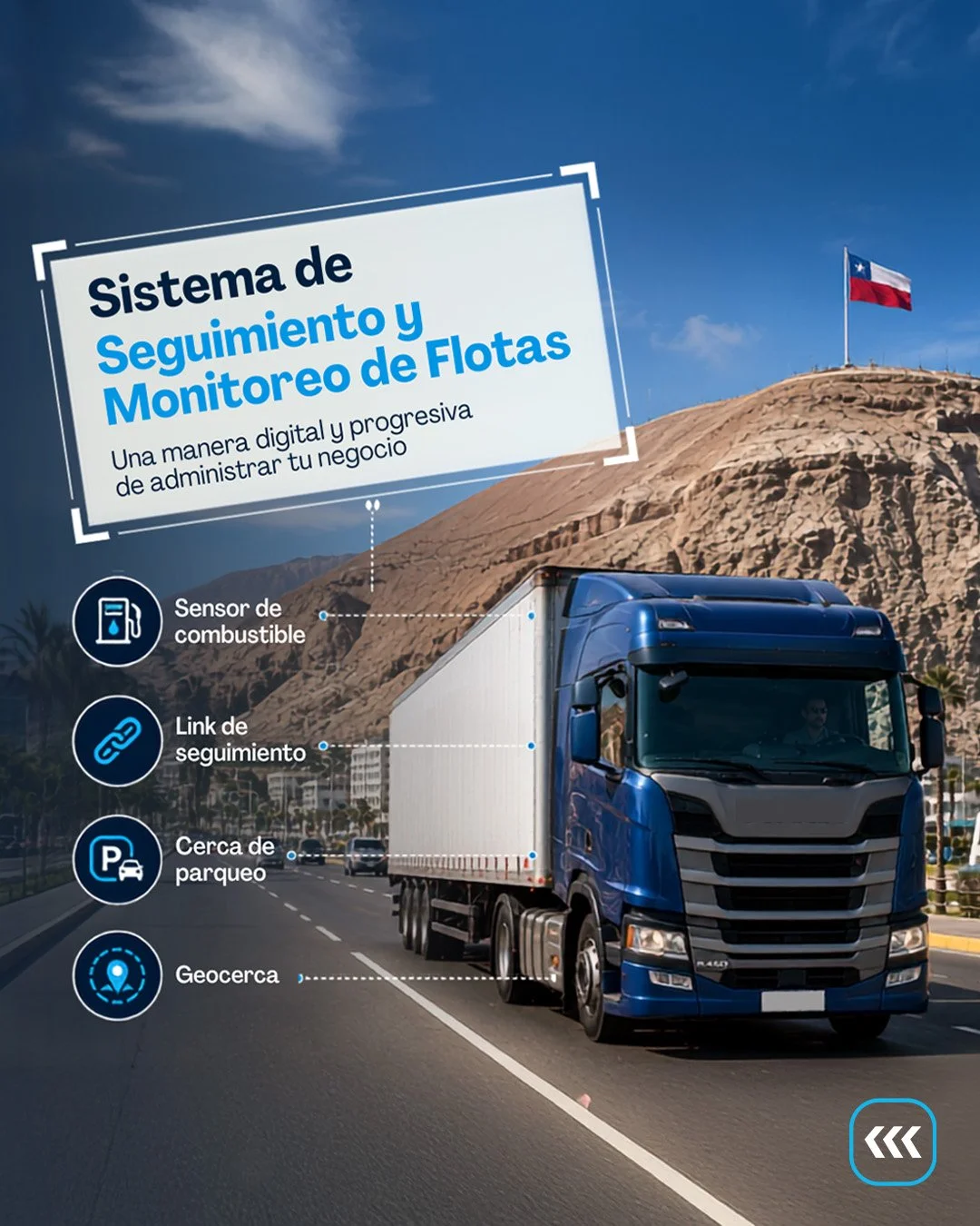 📊 Gestiona tu flota de forma inteligente con Tracklink Chile.
 Seguimiento en vivo, geocercas y control de combustible en un solo sistema 🚛

📲 Escr&iacute;benos al 56934292934 hoy y mejora el control de tu negocio.

#Gesti&oacute;nDeFlotas #Monito