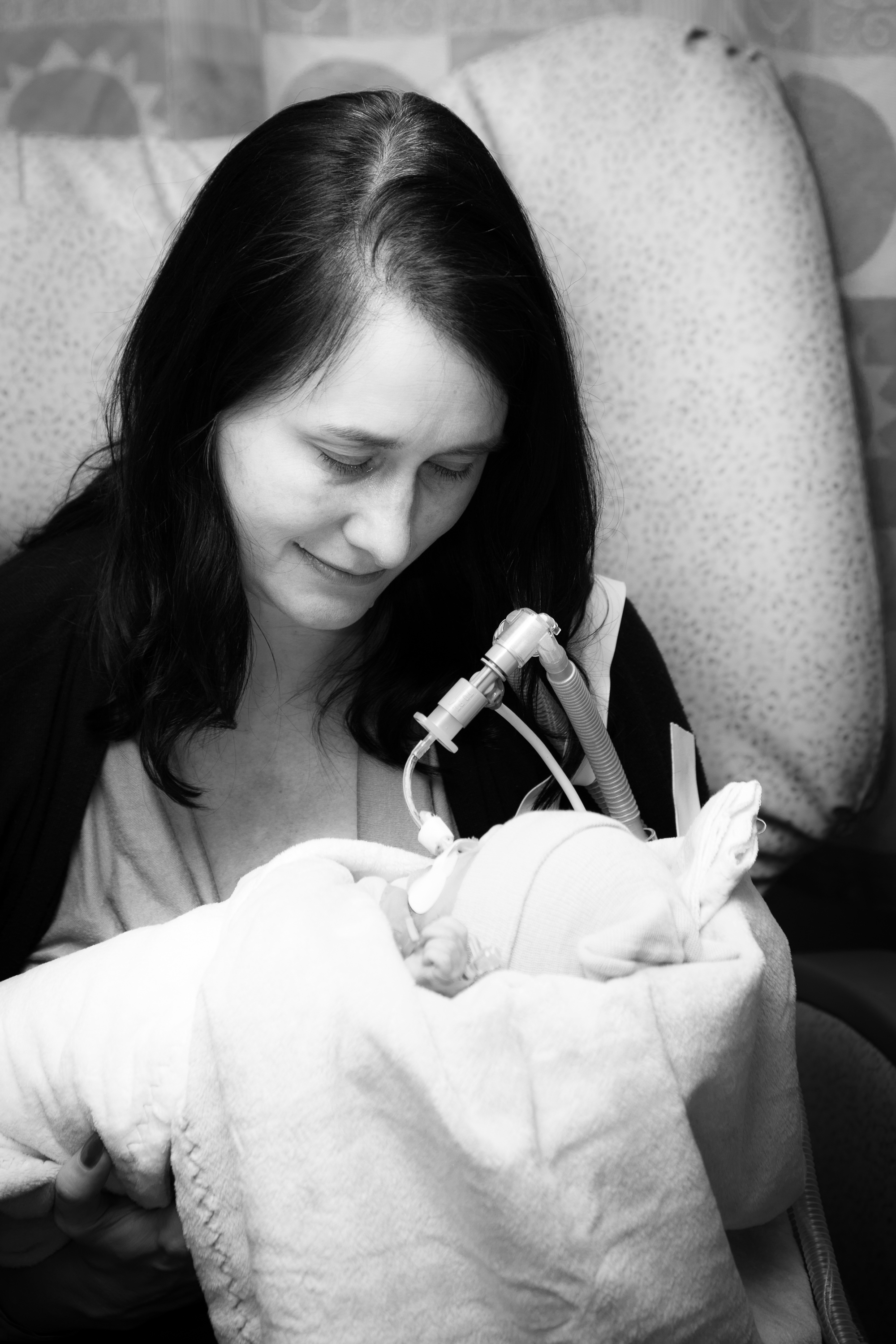 The only time I held my son