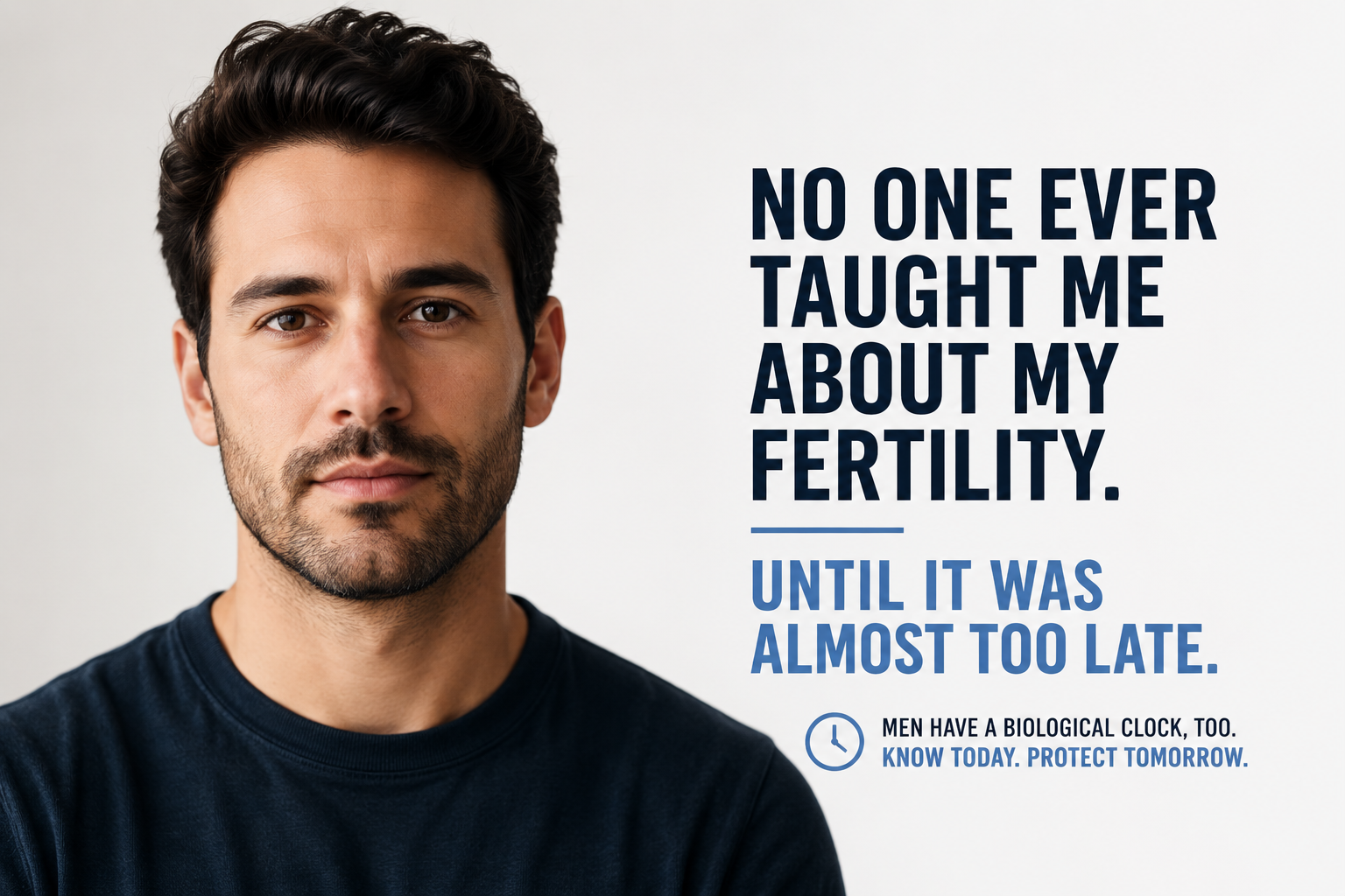 Men need to be educated about their fertility too