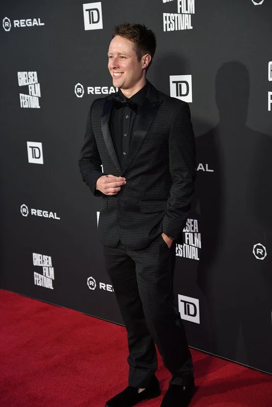 a short blonde man at the Chelsea film festival