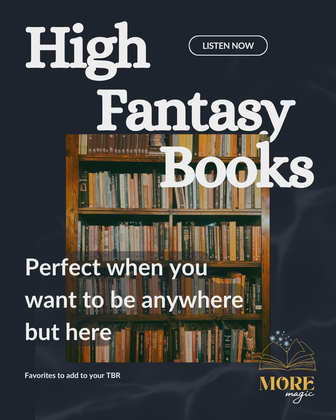 Favorite High Fantasy Books