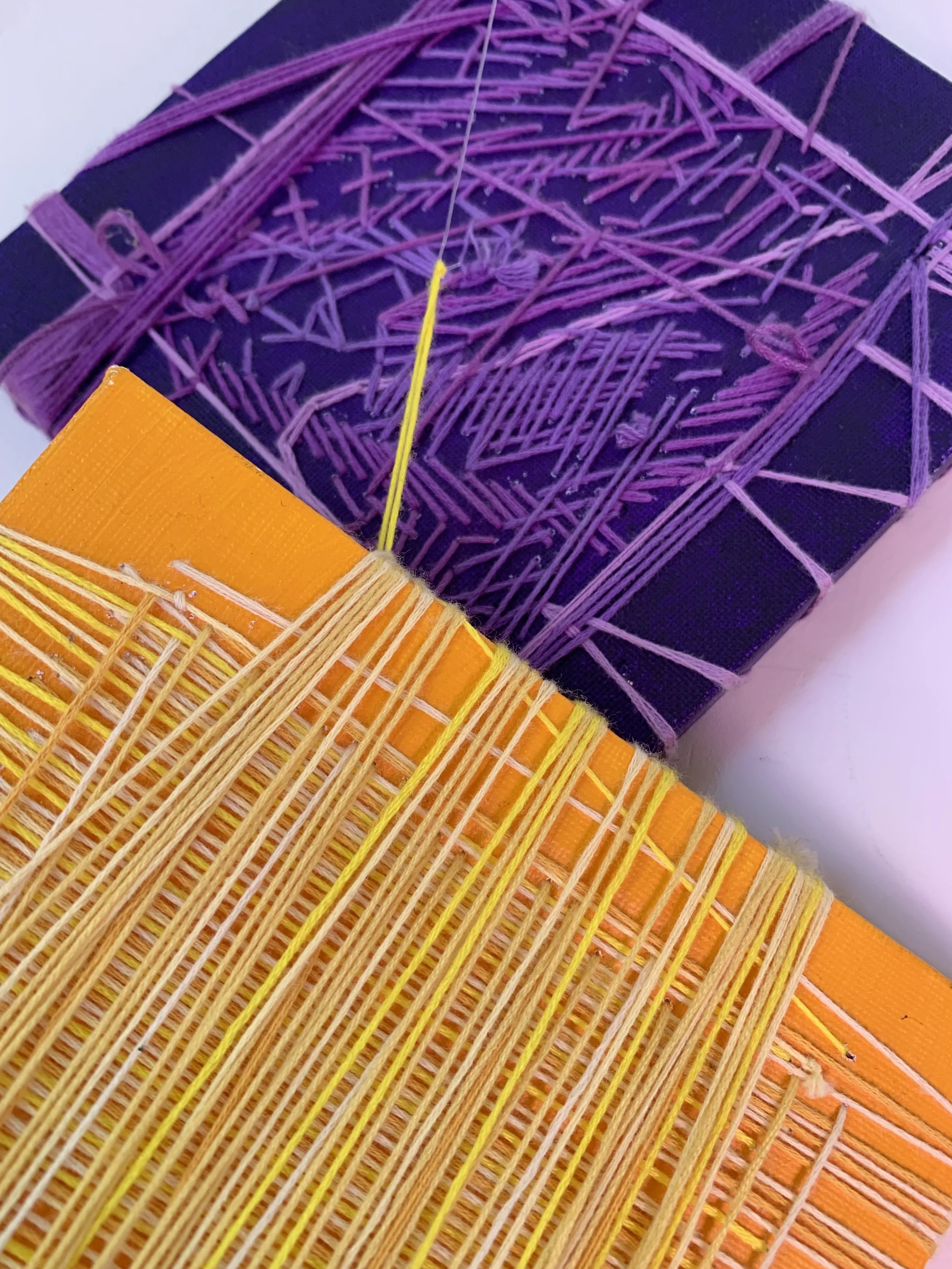 purple yellow