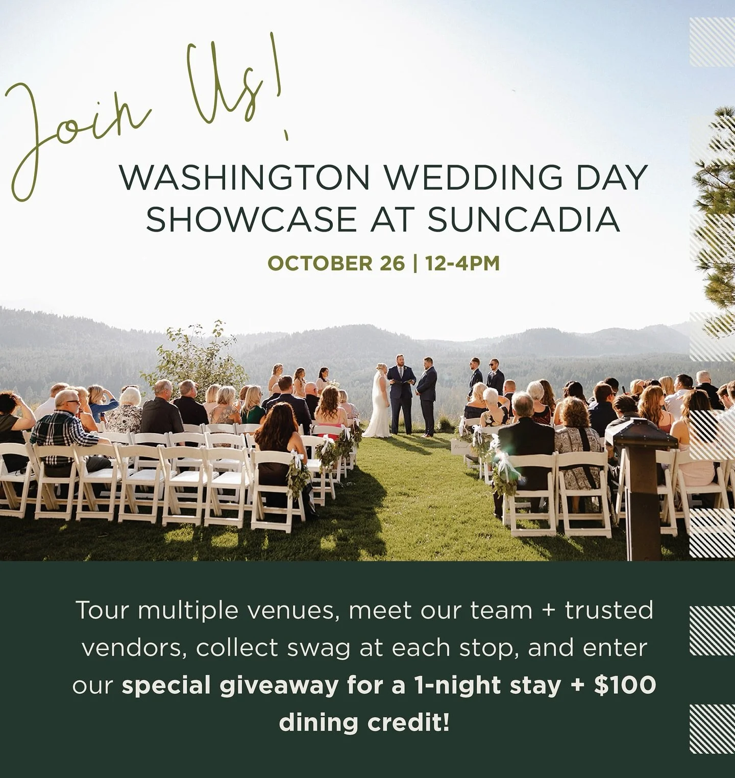 @washingtonweddingday is hosting their first ever Washington Wedding Venue Tour this year and Suncadia has been invited! 
  I&rsquo;ve been Suncadia&rsquo;s preferred florist going on 9 years now, am very familiar with the entire property and surroun