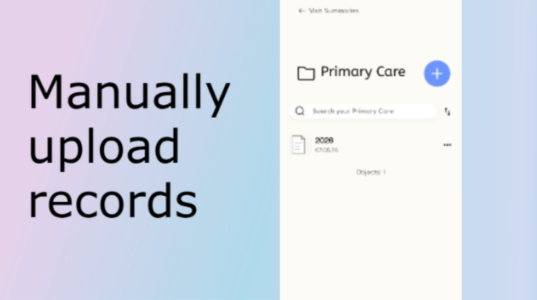 Manually upload records