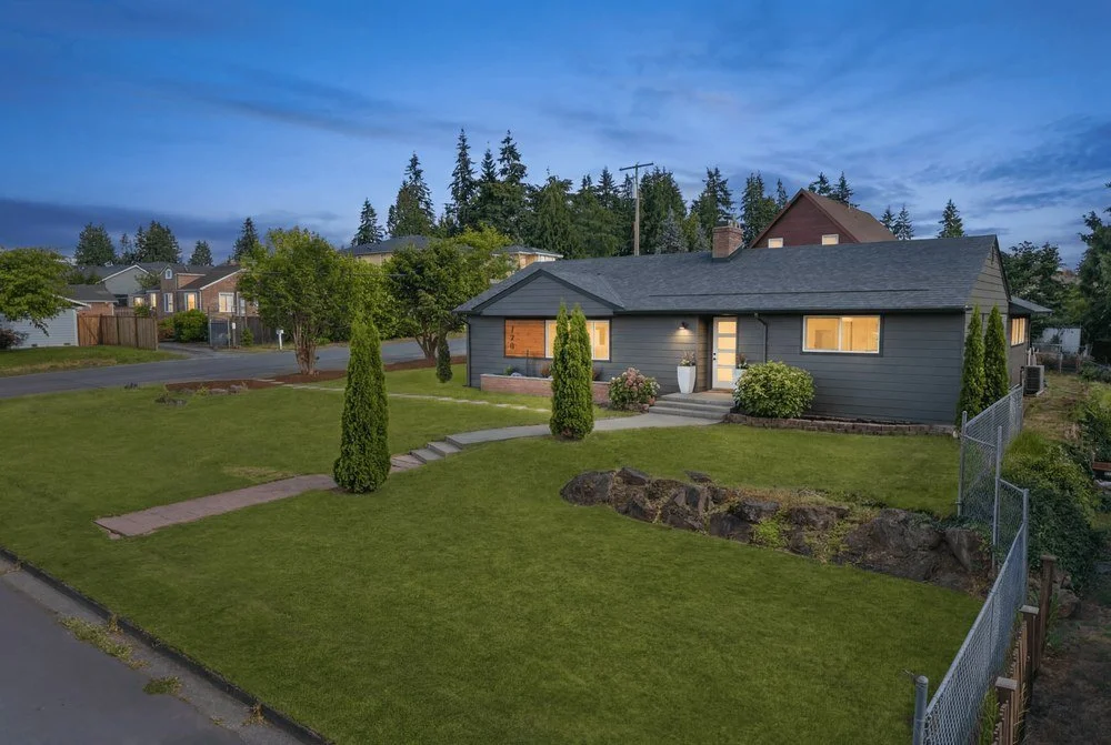 Scenic Hill Flip: Scenic Hill front yard and entry walk