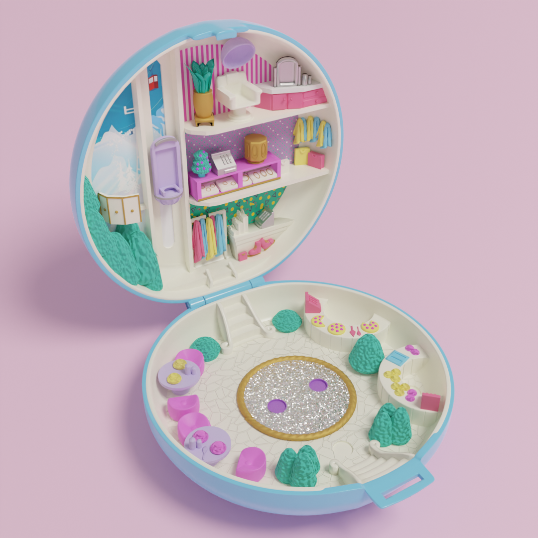 Polly Pocket 3D Model