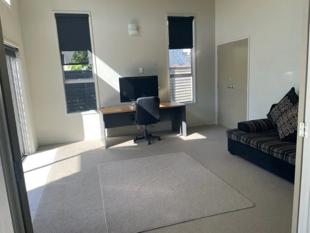 downstairs family room with sofabed