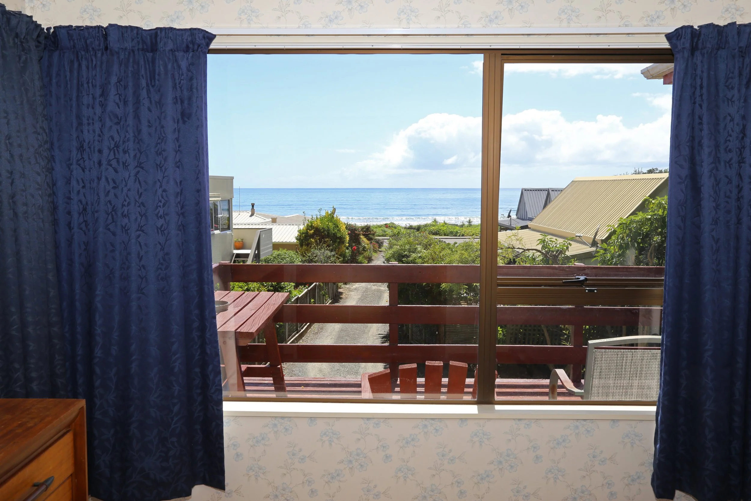 sea views from upstairs queen bedroom