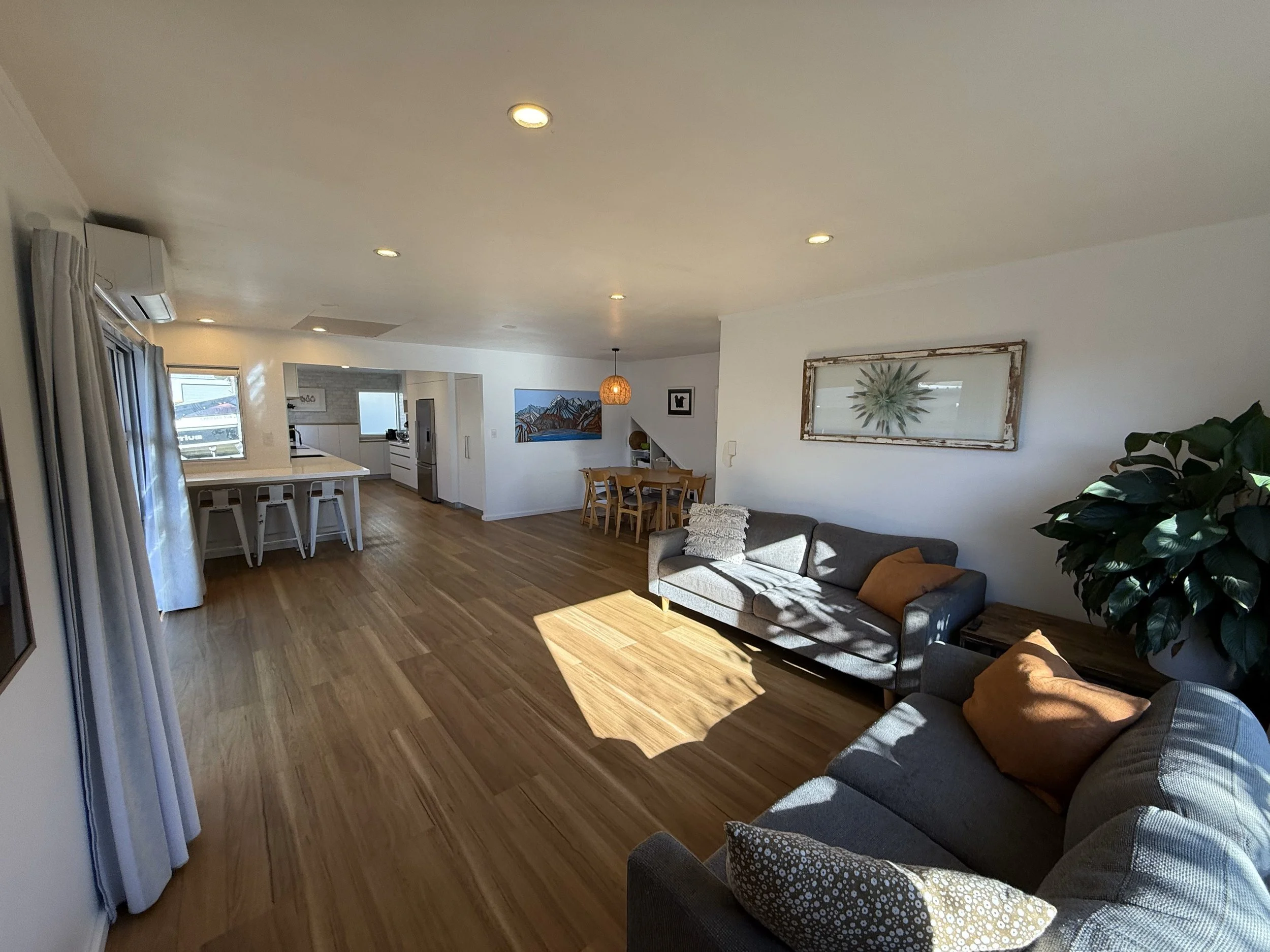 Big open plan living downstairs