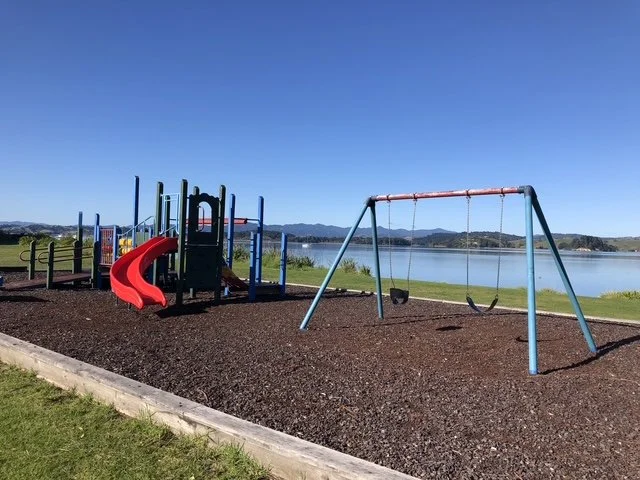 Childrens playground within walking distance b Ohiwa Harbour