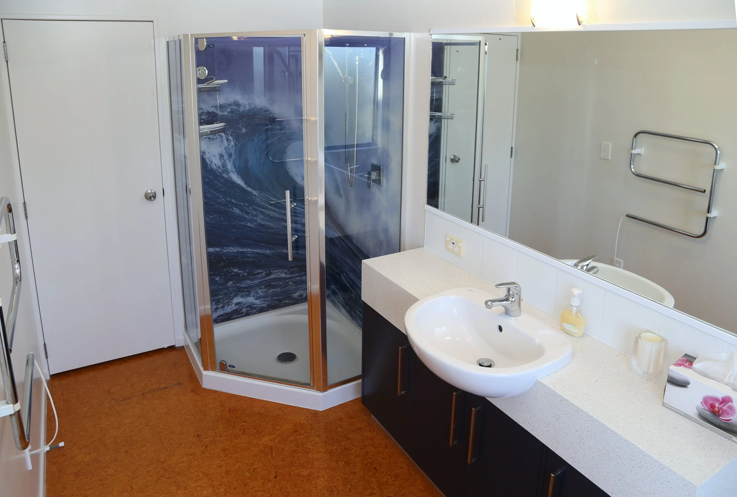 Upstairs bathroom -shower