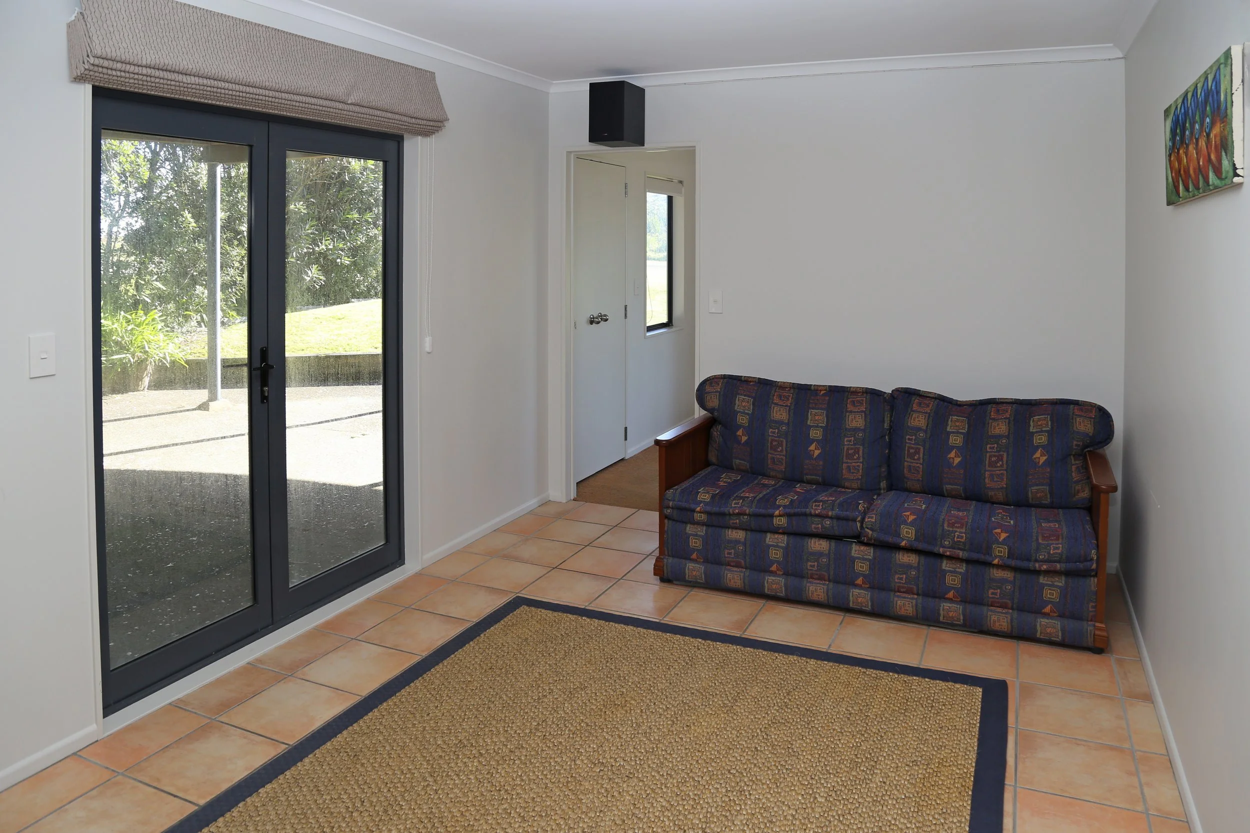 Downstairs lounge - sofabed