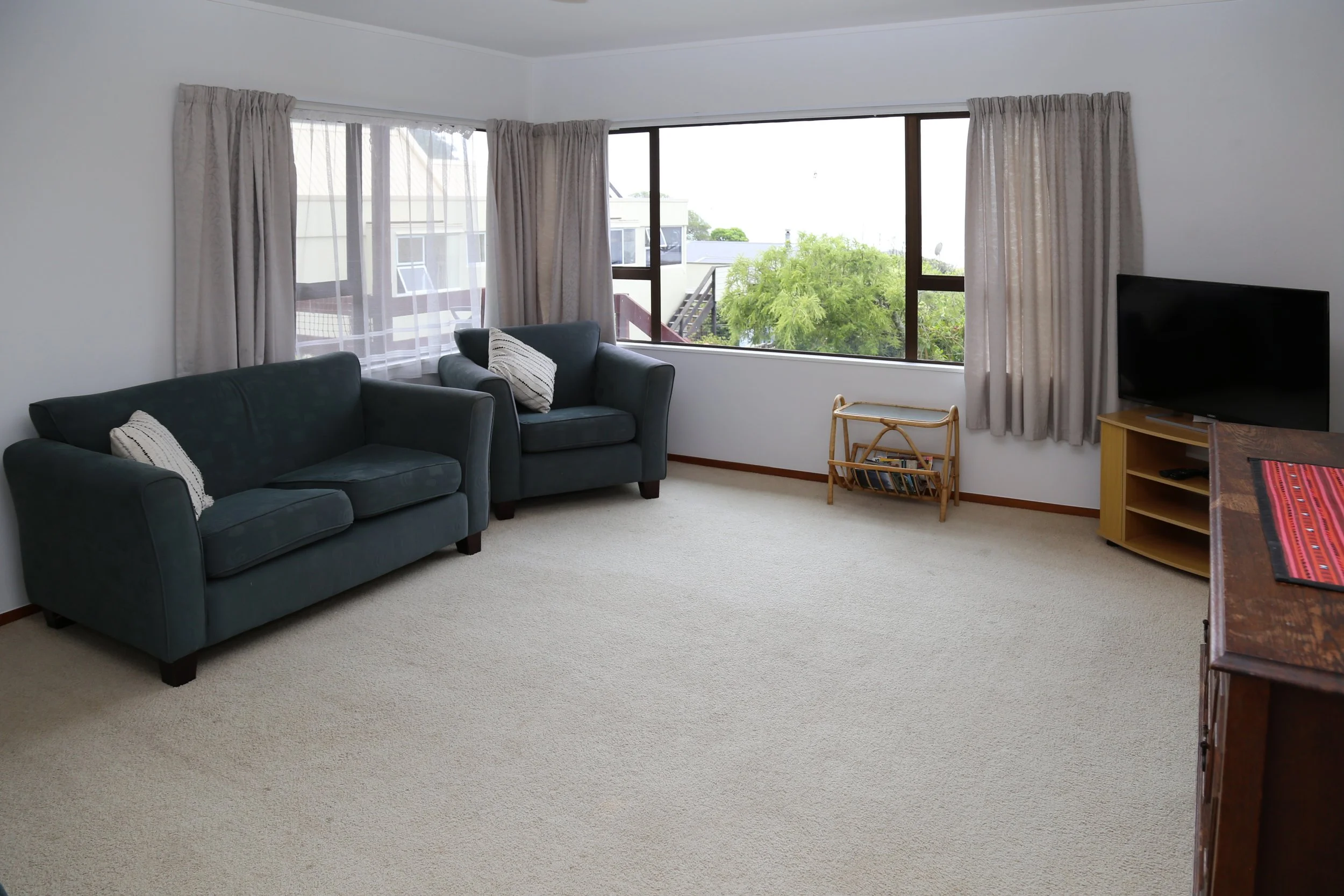lounge with views of the beach