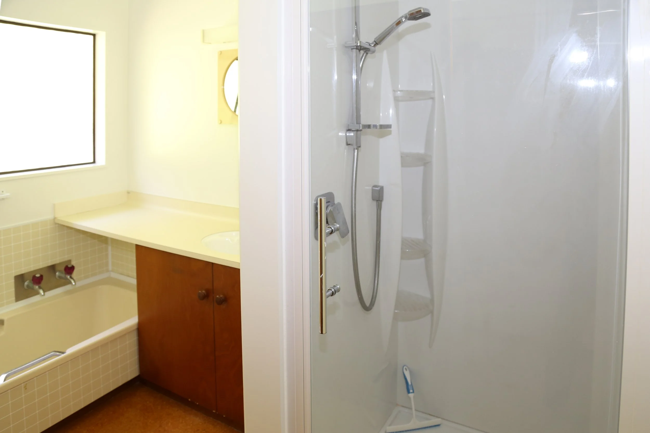 upstairs bathroom with bath , separate toilet