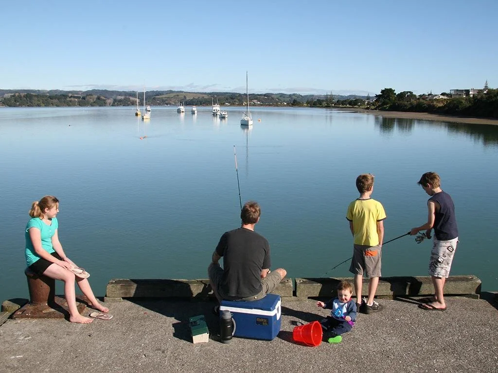 Great fishing & jumping off the Ohope Wharf - only a short walk from house