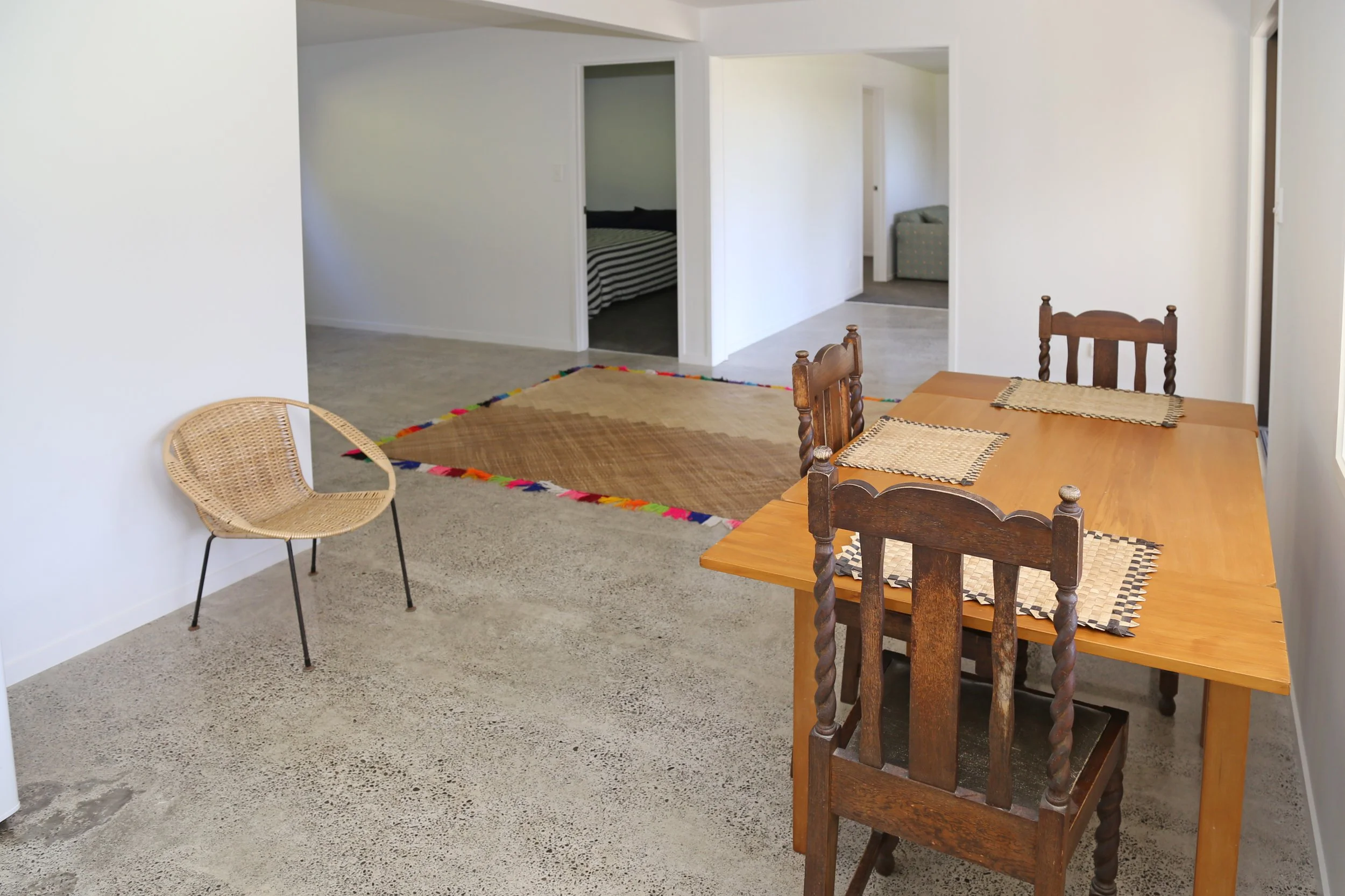Downstairs dining area