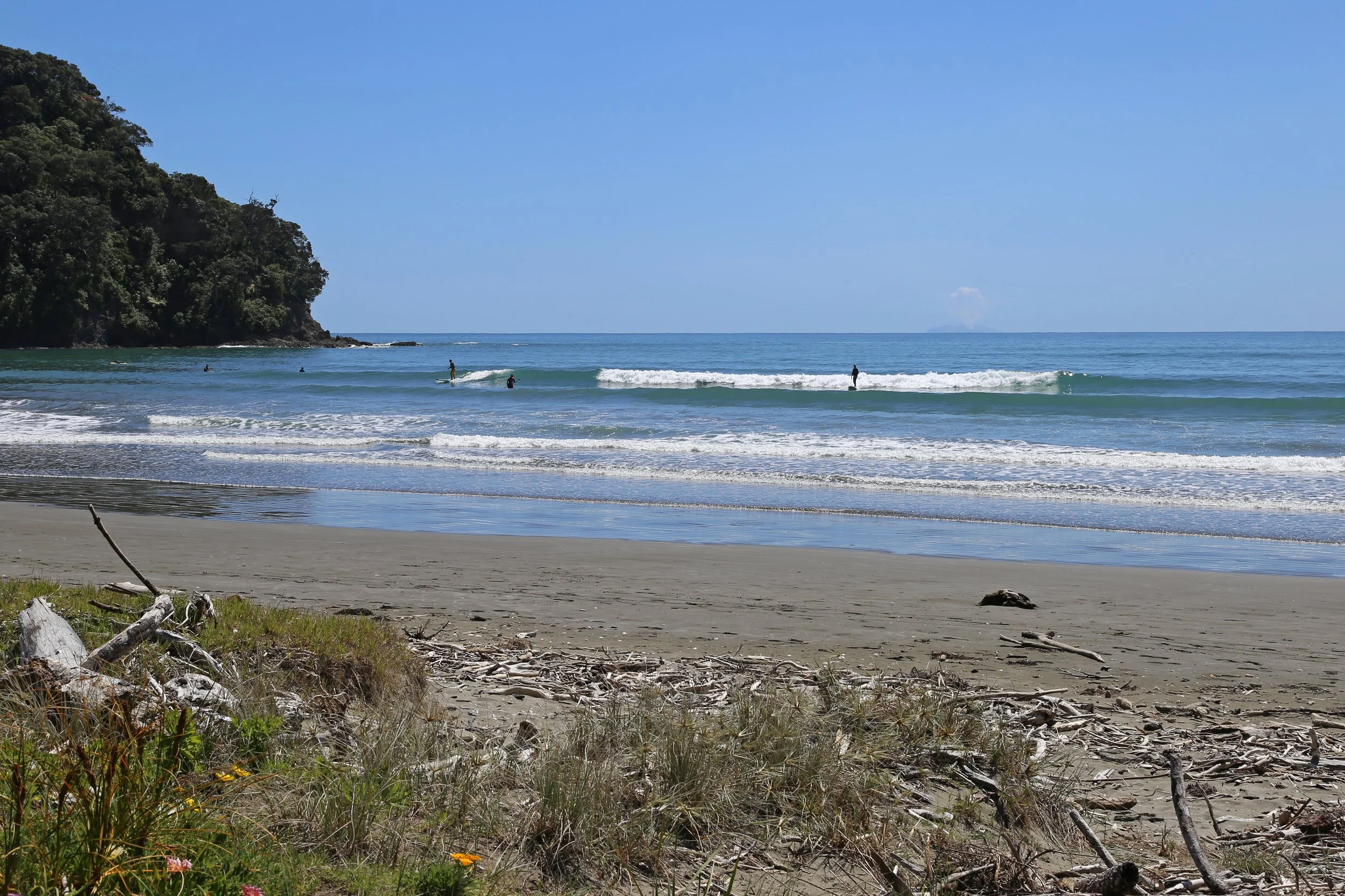 Surfers at West End