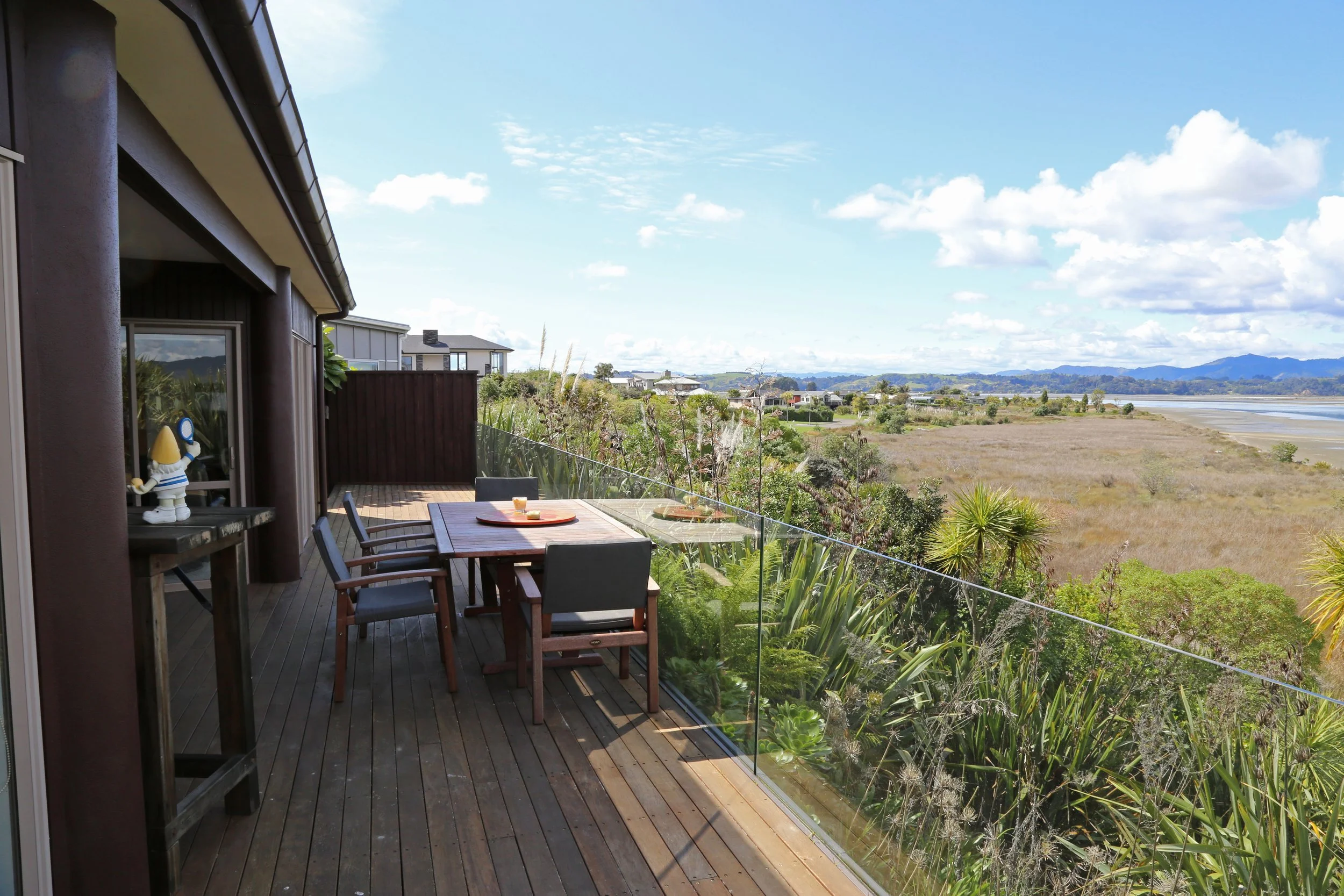 Harbour views from deck