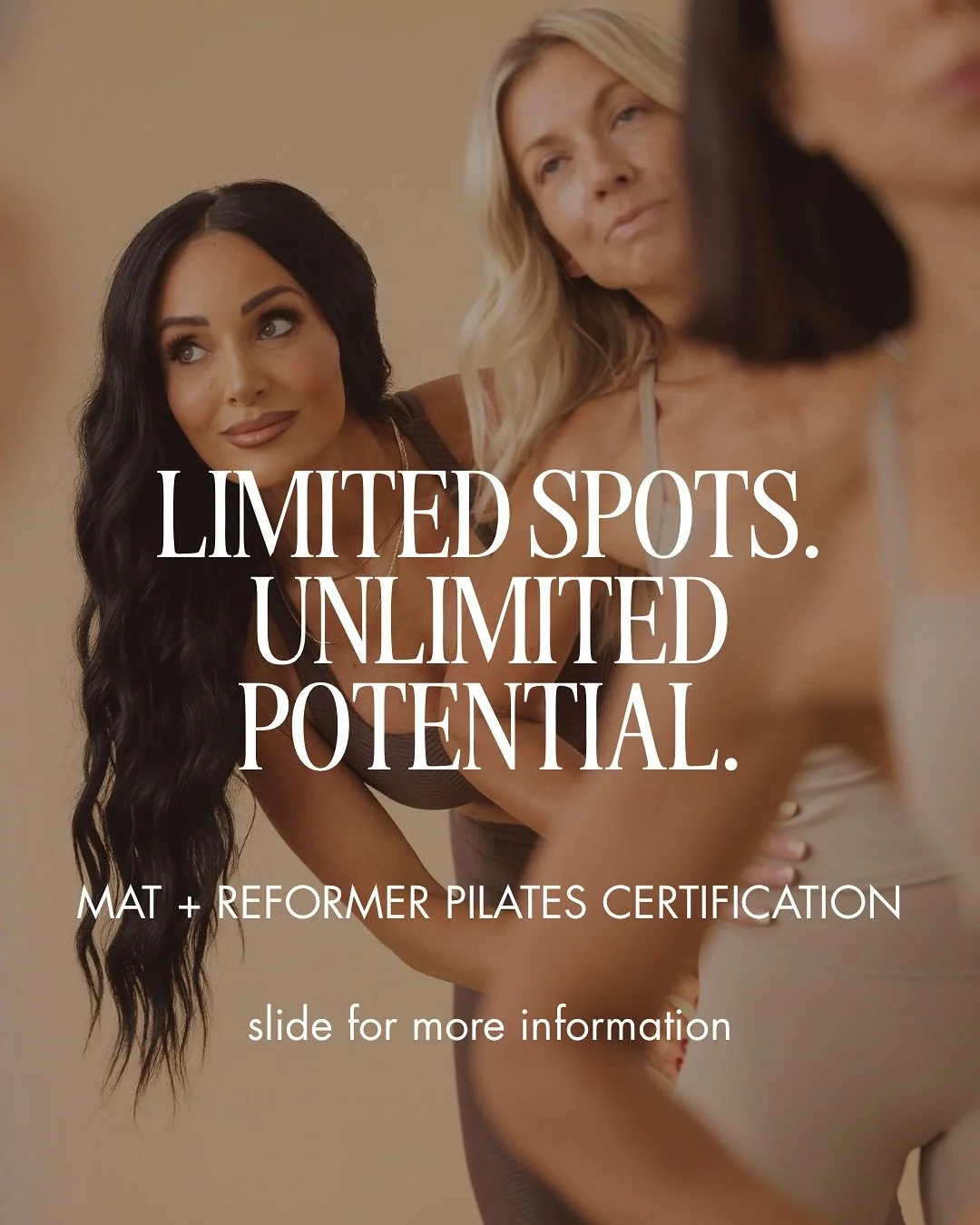 Enrollment is officially open ✨

Our Mat + Reformer Pilates Certification isn&rsquo;t just a program, it&rsquo;s a transformation.
Rooted in the classical Pilates principles of control, precision, and flow, reimagined through the Pilates by Ashtyn le
