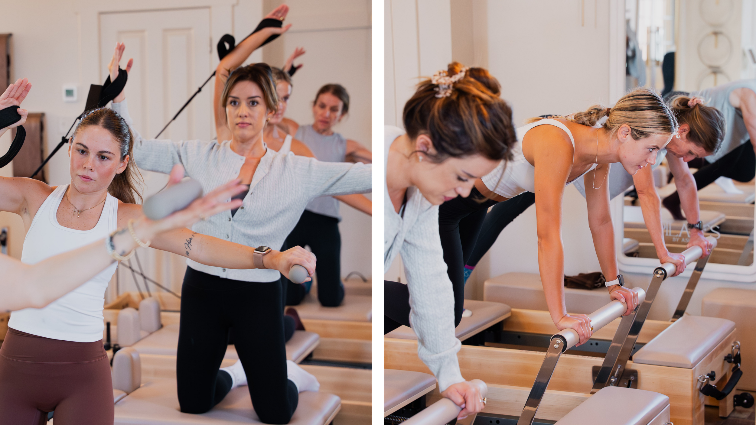 Group taking a private Pilates class at Pilates by Ashtyn.