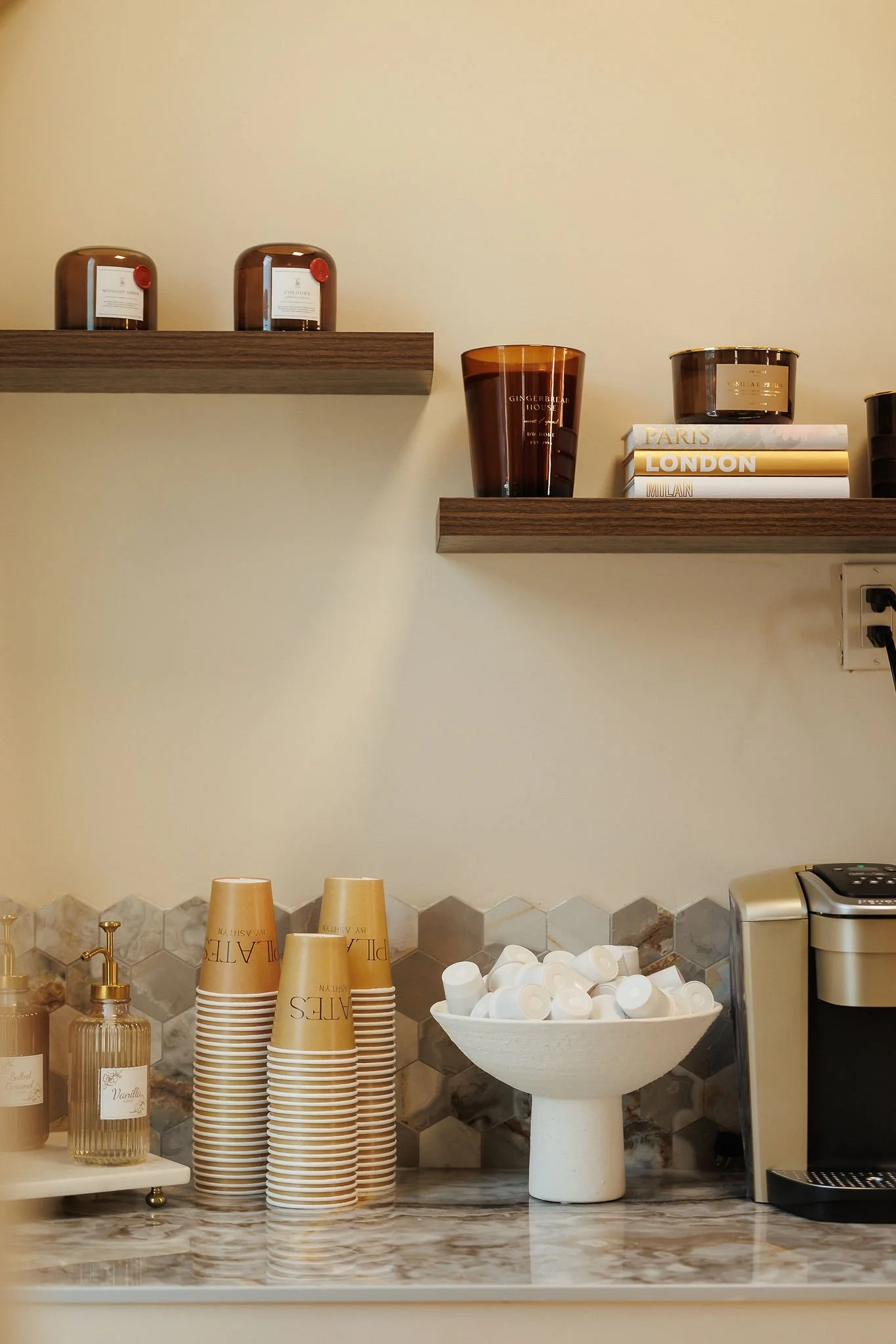 Pilates by Ashtyn complimentary coffee and wellness bar inside the studio