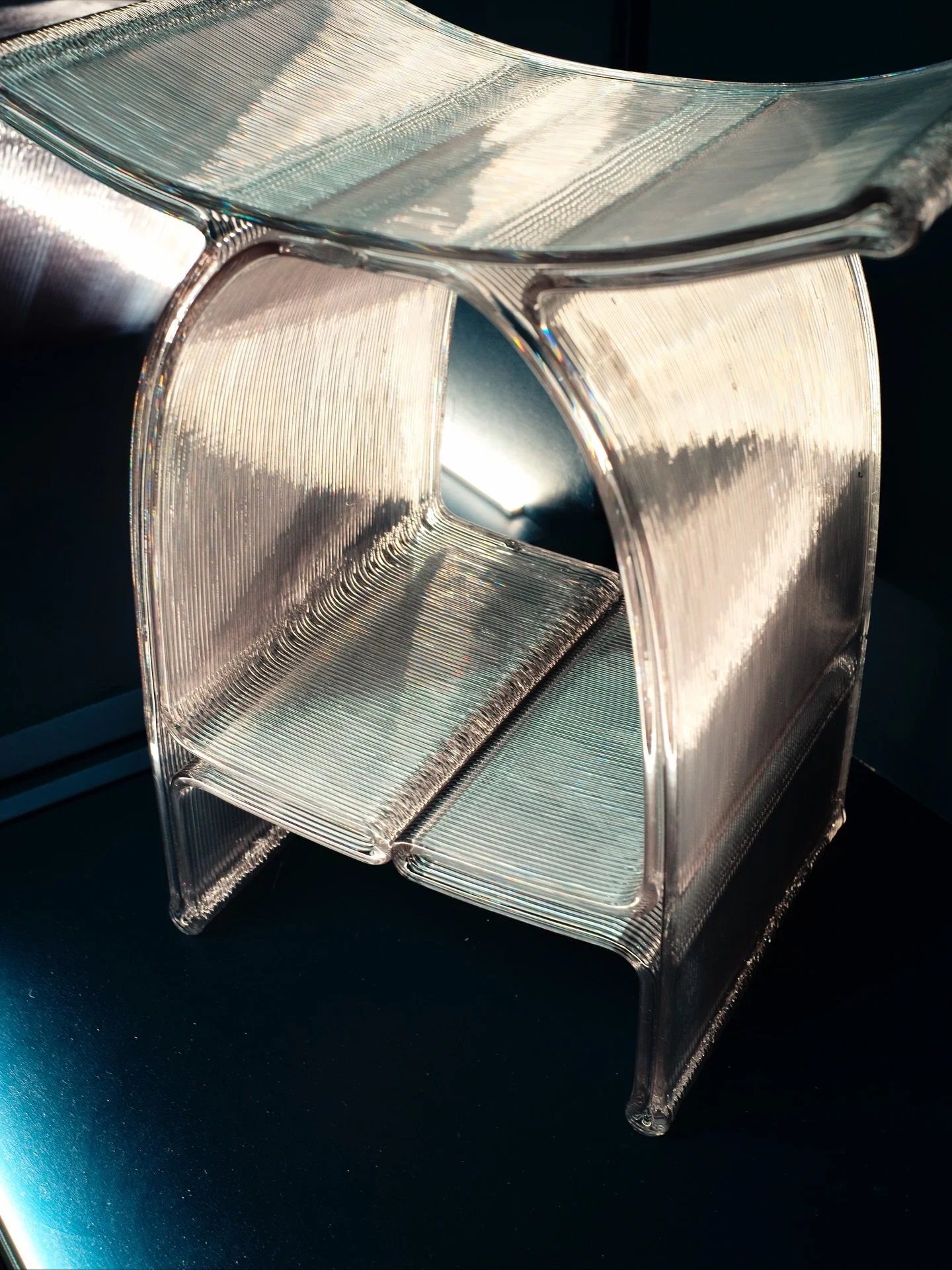 Elevate your space with our Tokyo Cafe Stool :) From ramen nights to reading nooks, it's perfect for home or commercial use. 

Crafted from clear PETG, with more colours coming soon! 

#furniture #3dprinting #3Dprinted #squamishbusiness #madeincanada