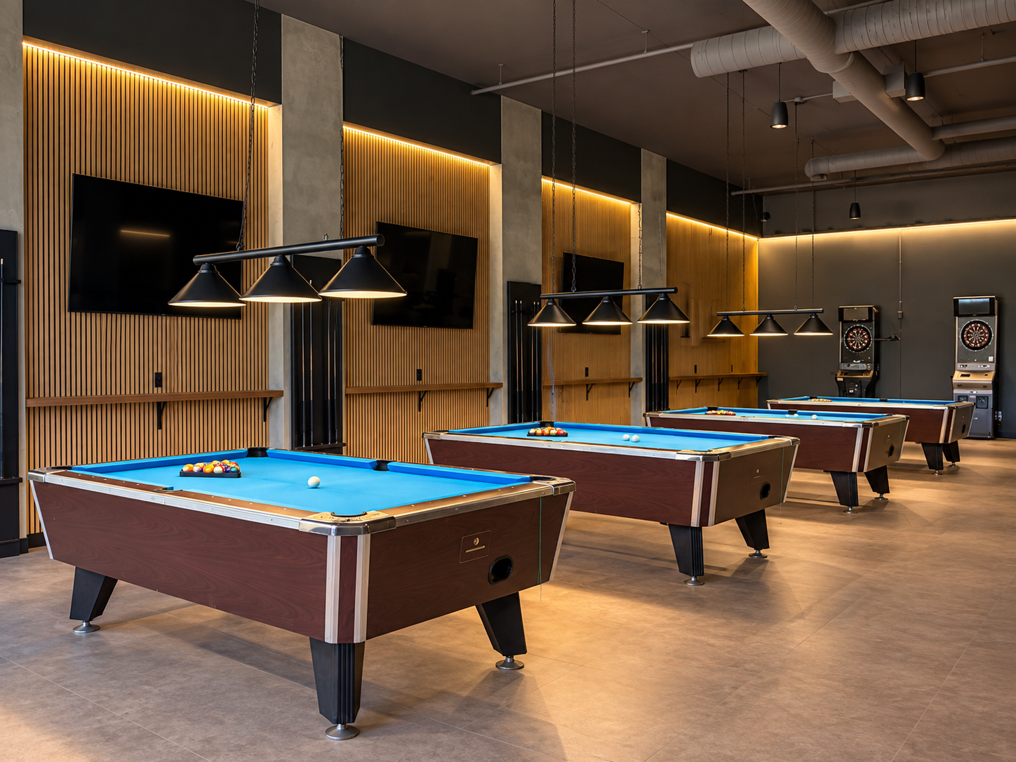 Billard et fléchettes