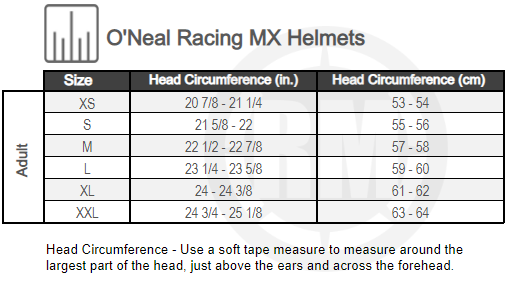 Size-Chart-ONeal-Racing-Helmets.webp