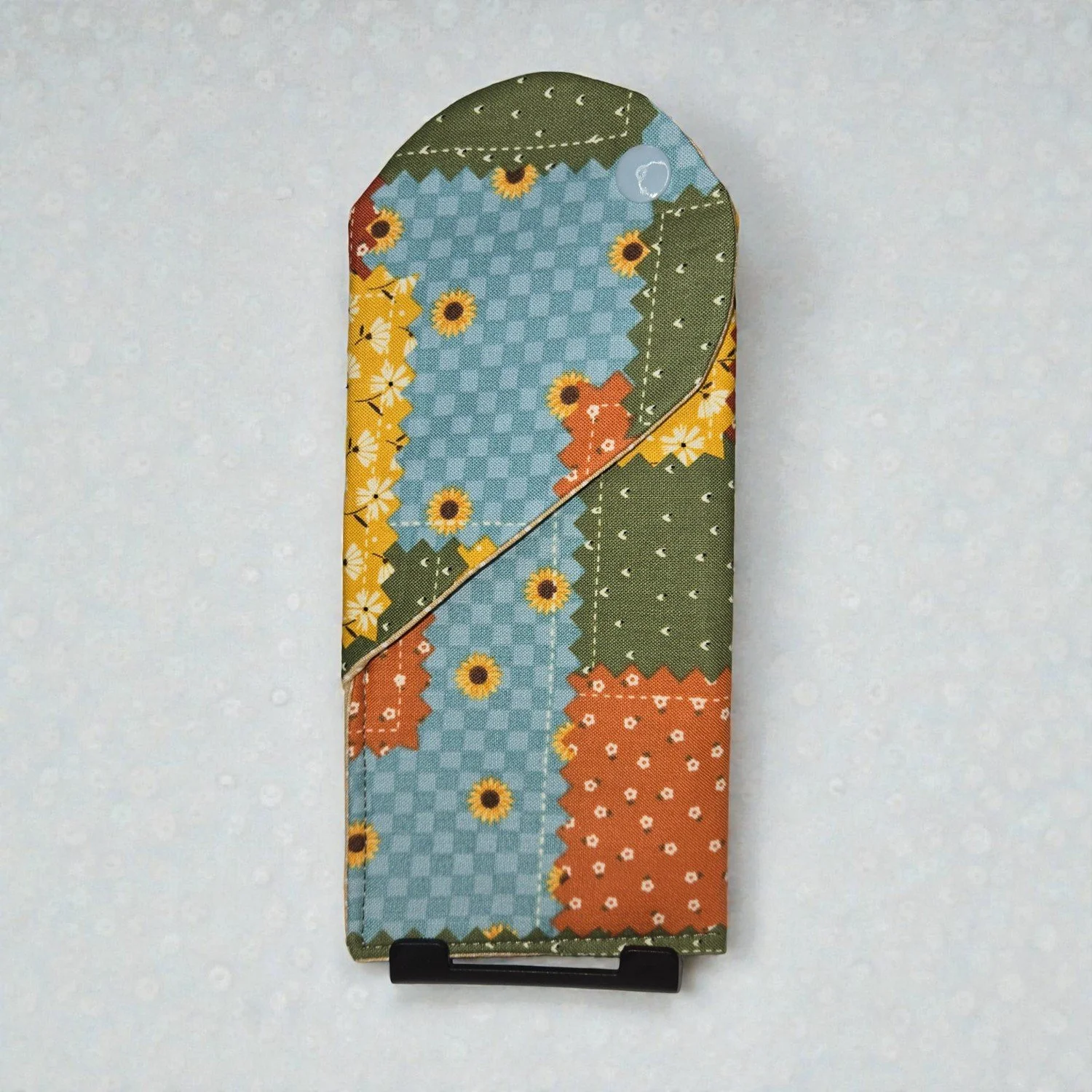 Heart Eyeglass Case - Country Patchwork