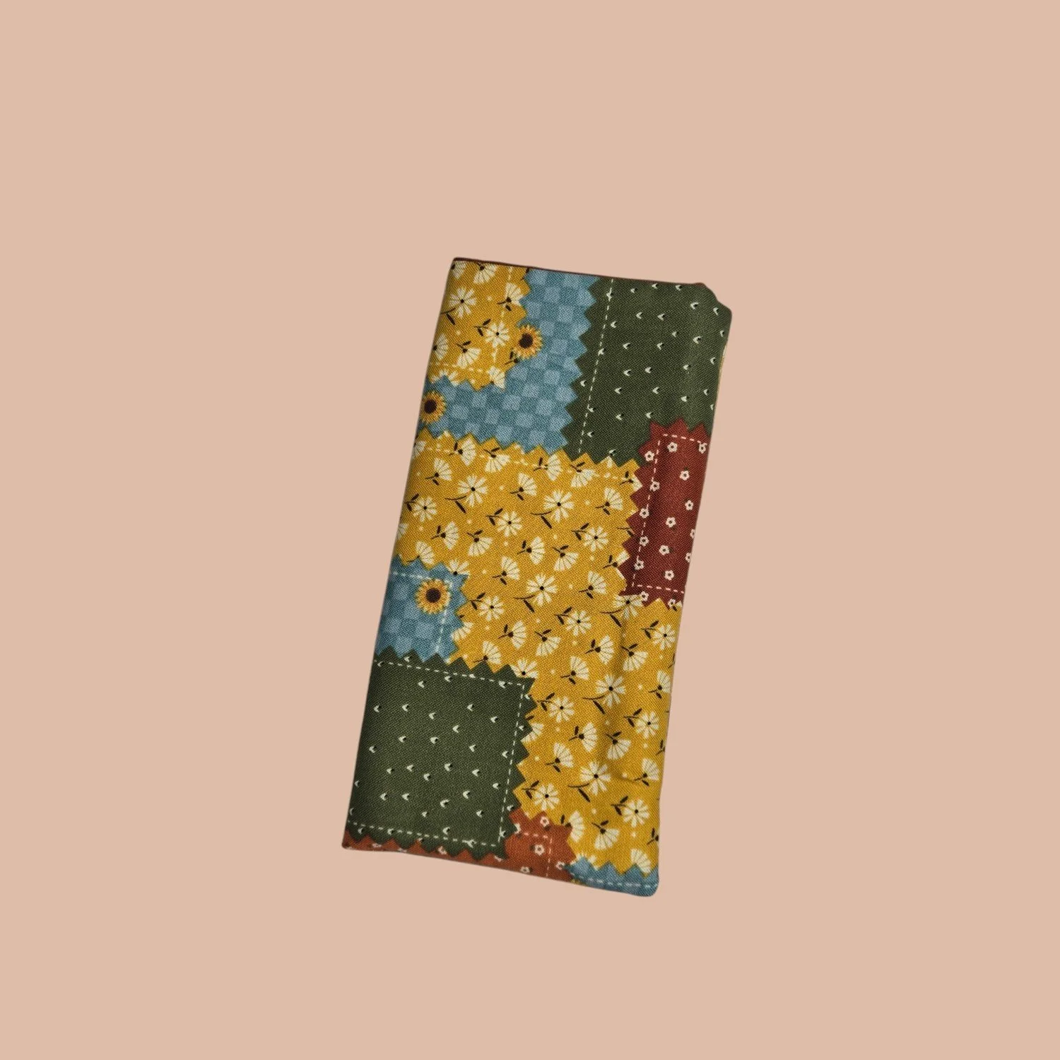 Patchwork - Eyeglass Case - Earth Tones
