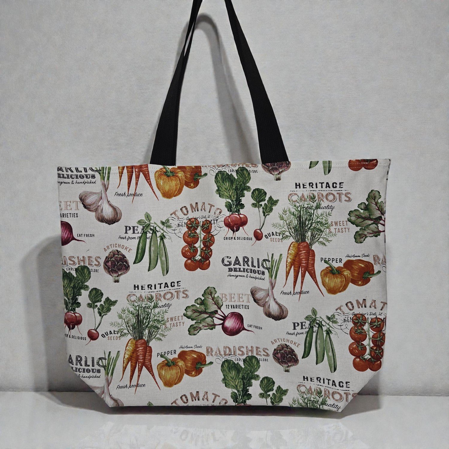 Reusalbe Grocery Tote Bag - Vegetables