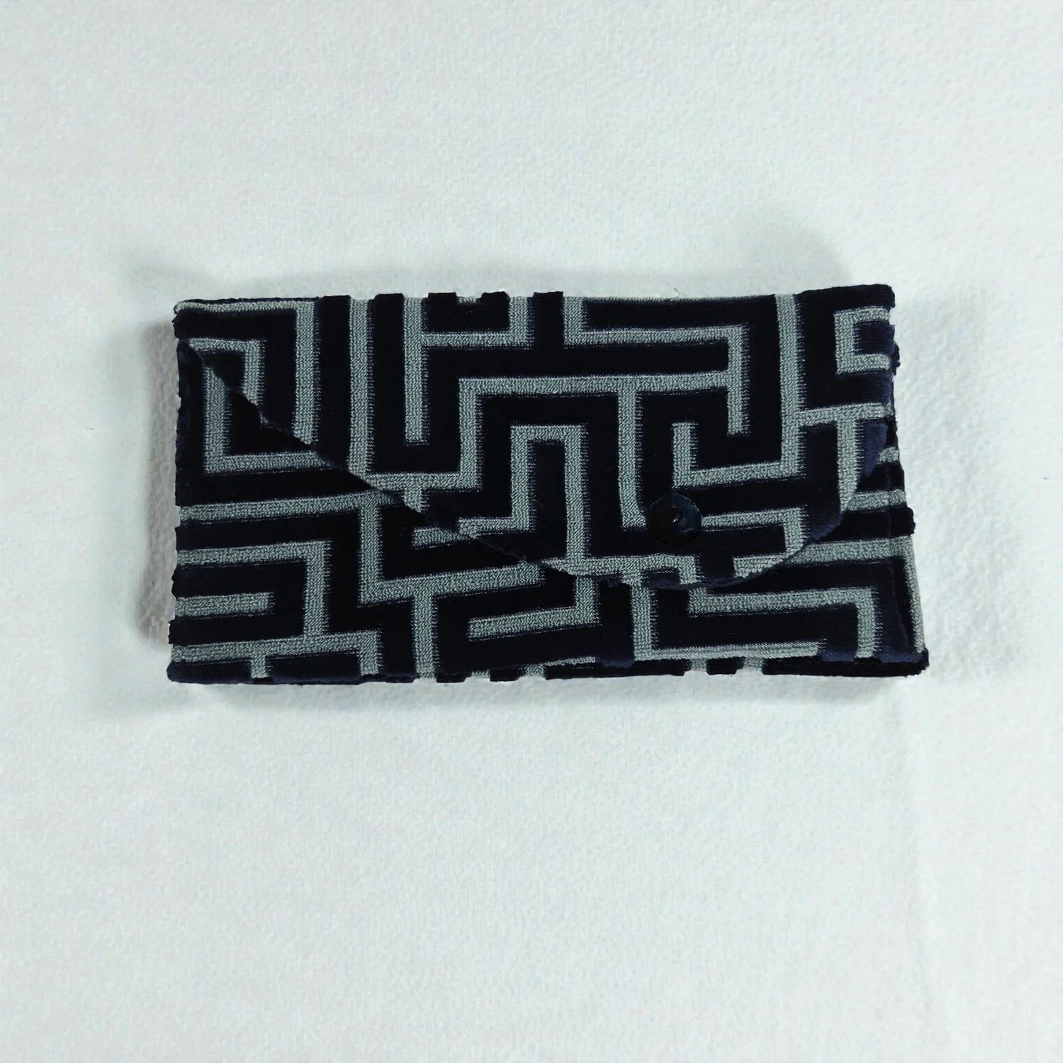 Doublesided Wallet - Blue/teal Suede