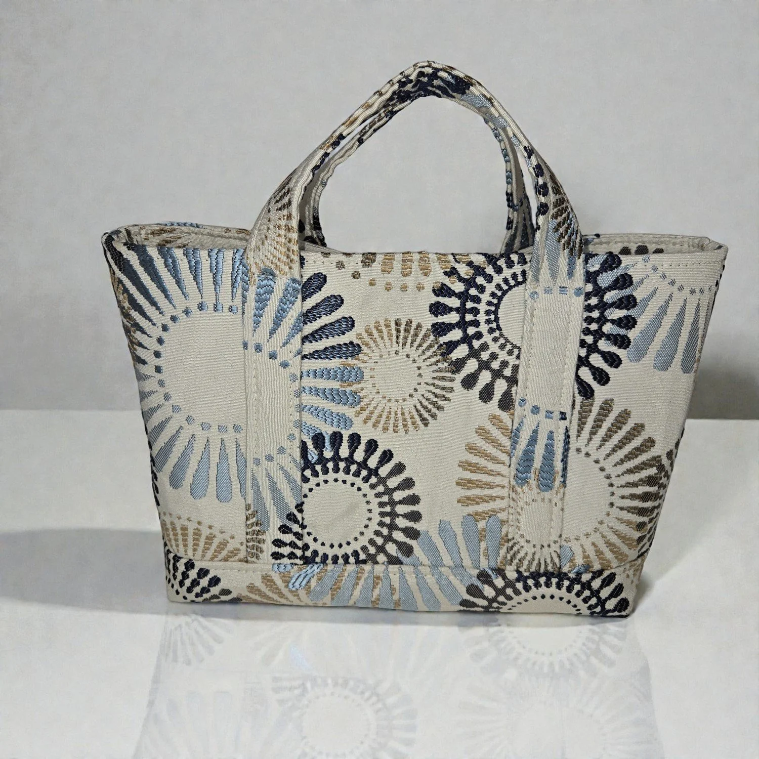 Tote Bag/ Hand Bag - Multi-color circles