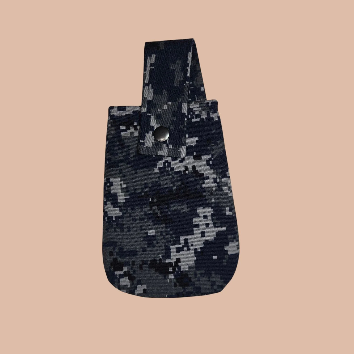 Belt Strap Cell Phone Bag - Digitized Camo - Round Bottom
