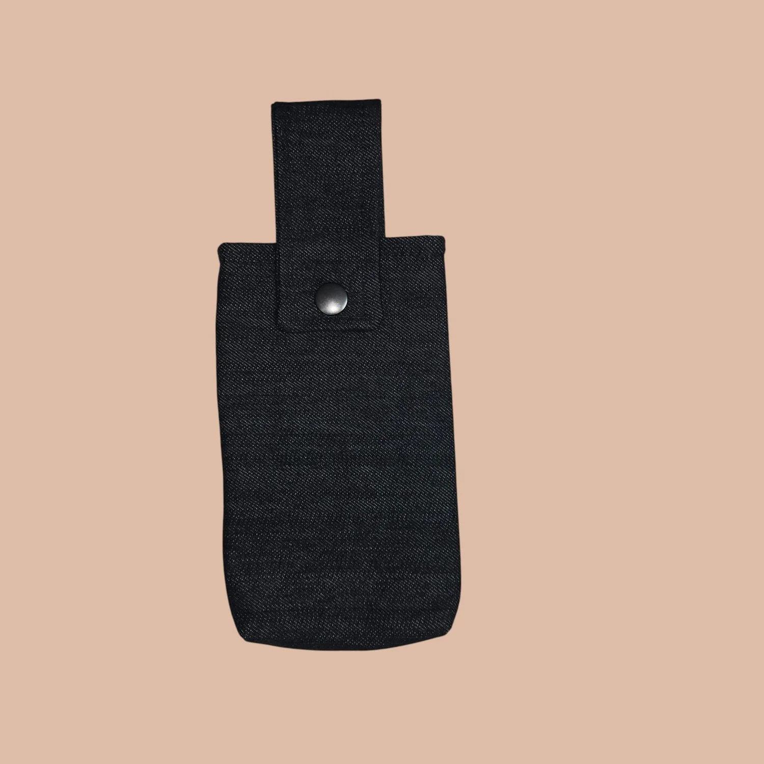 Belt Strap Cell Phone Bag - Dark Blue Denim