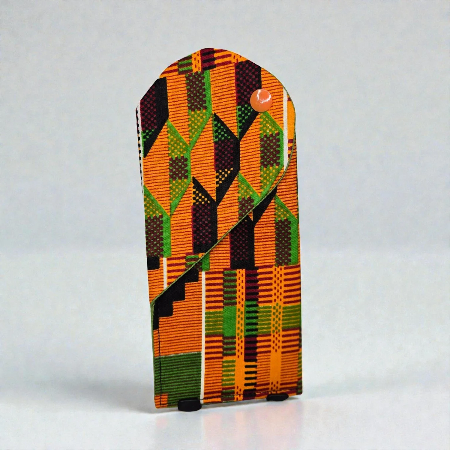Heart Eyeglass Case - Kente