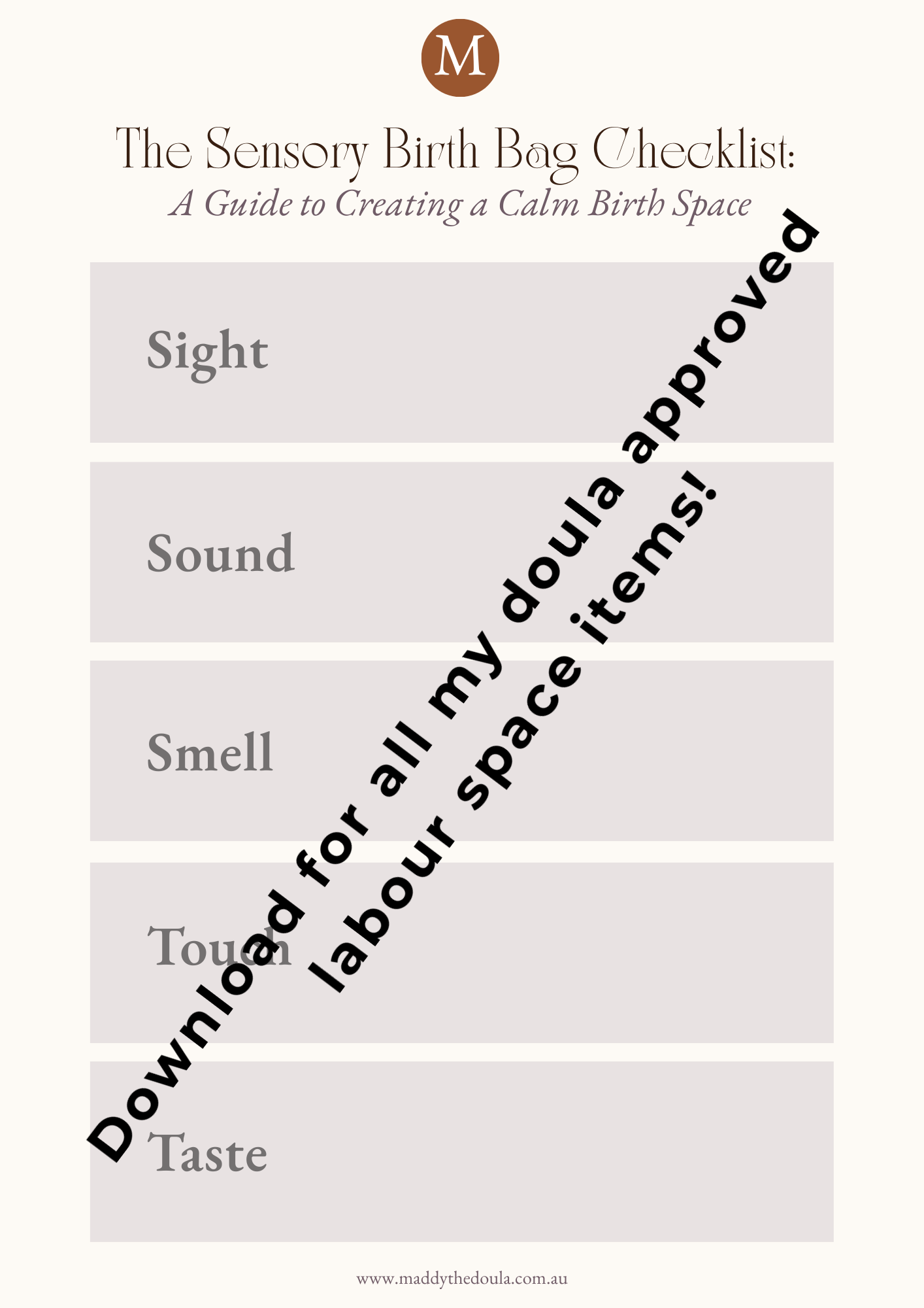 Hospital Bag Packing List